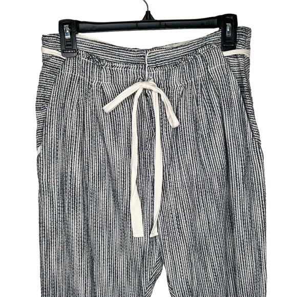 Free People Light at Sunrise Cotton Pants Indigo Blue OB913628 Size 6 - Picture 2 of 9